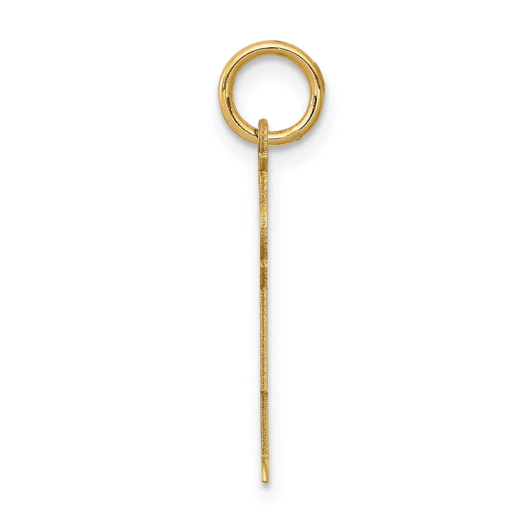 14k Yellow Gold Stars Stripes Boy Love Charm