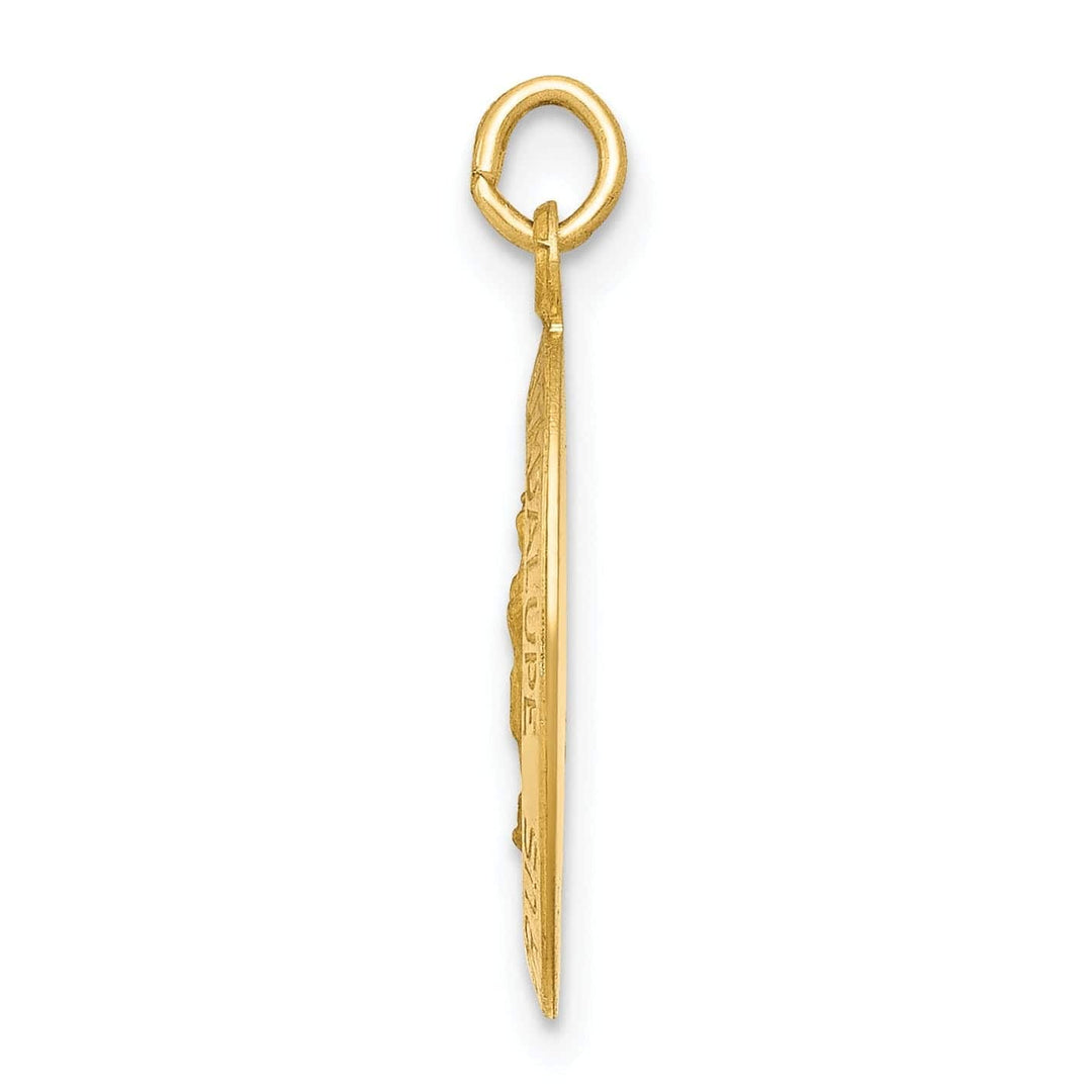 14k Yellow Gold Lady of Guadalupe Medal