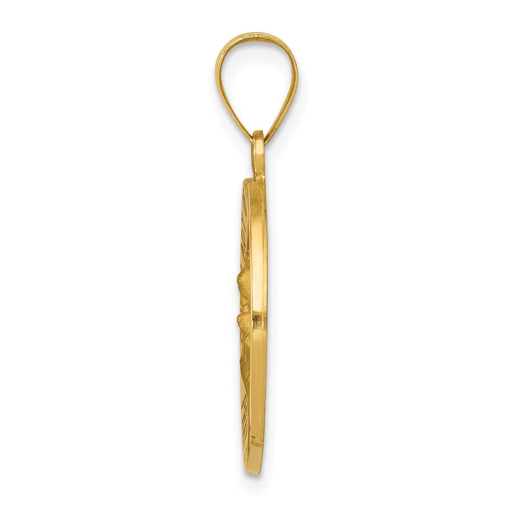 14k Yellow Gold Our Lady of Perpetual Help Medal