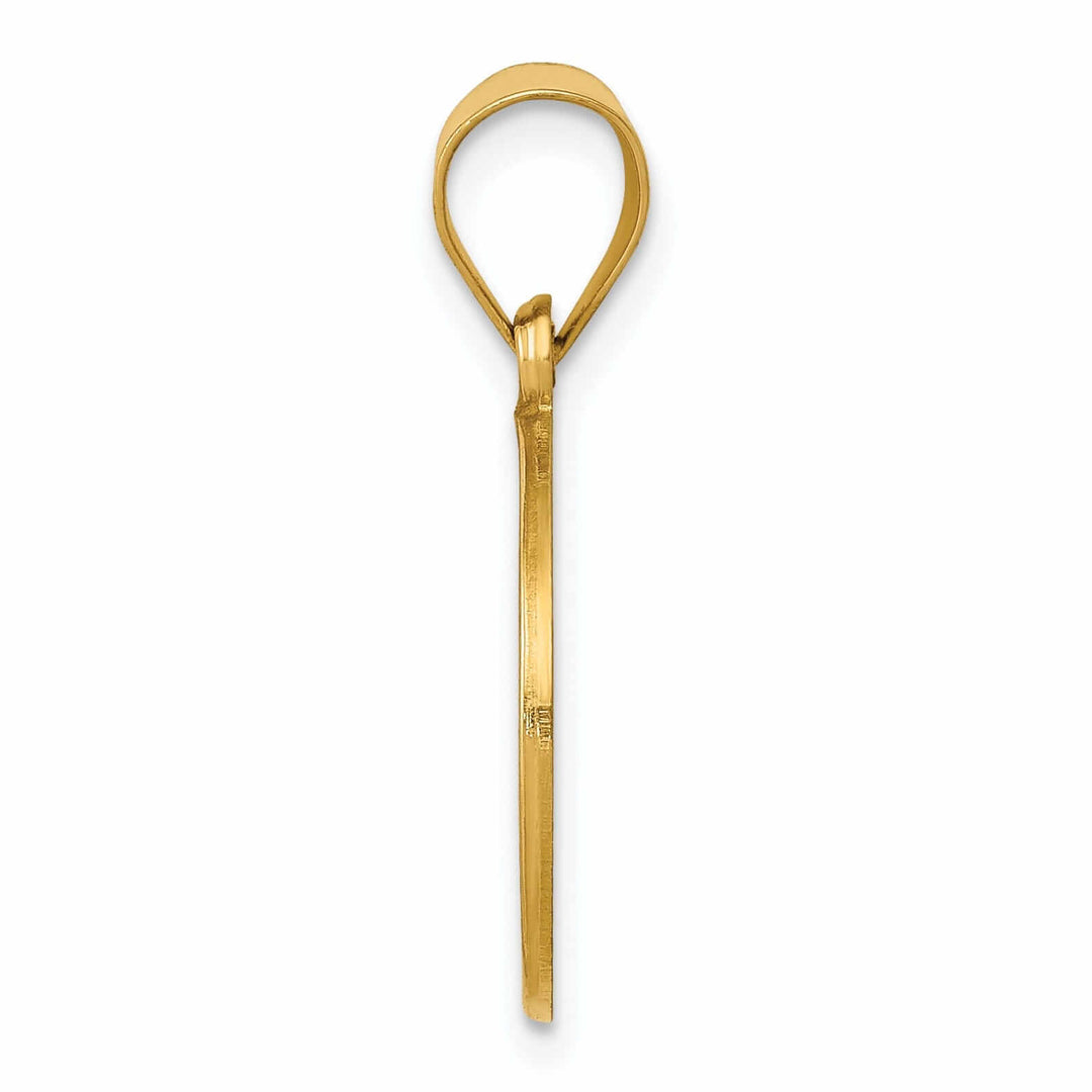 14 Yellow Gold Saint John Baptist Medal Pendant
