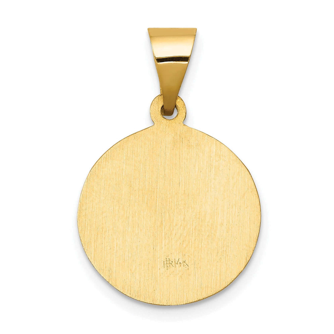 14 Yellow Gold Saint John Baptist Medal Pendant