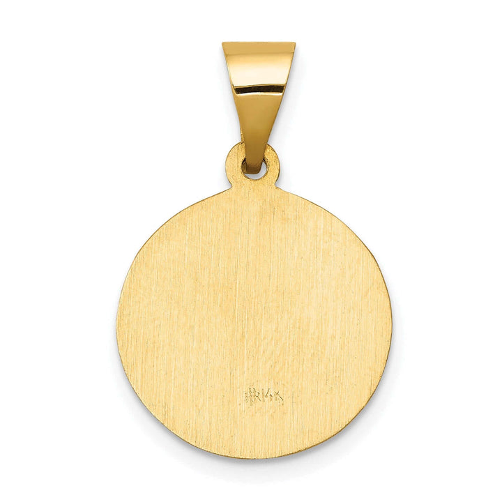 14 Yellow Gold Saint John Baptist Medal Pendant