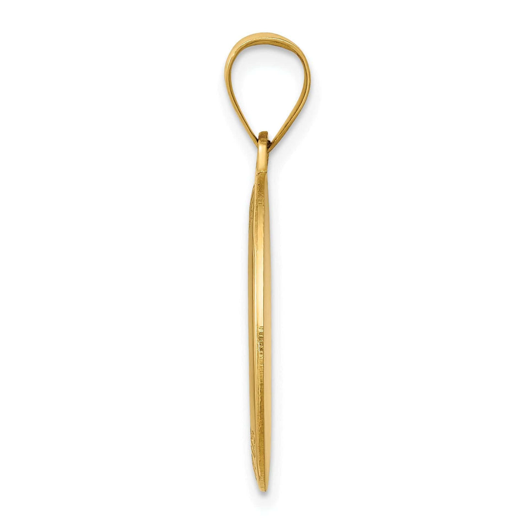 14k Yellow Gold Saint Joseph Medal Pendant