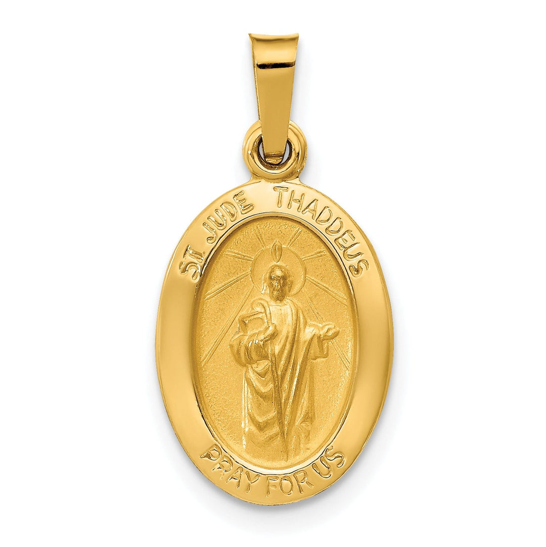 14k Yellow Gold Saint Jude Thaddeus Medal