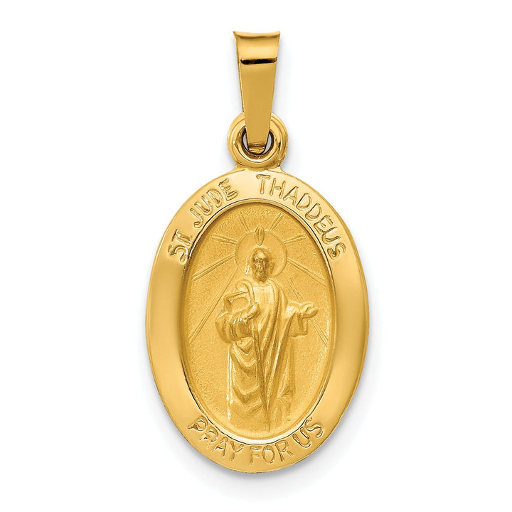 14k Yellow Gold Saint Jude Thaddeus Medal