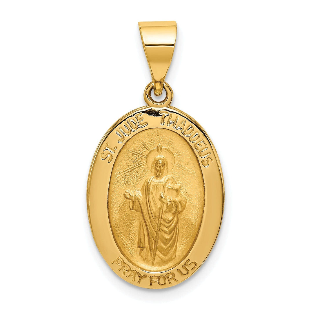 14k Yellow Gold Saint Jude Thaddeus Medal