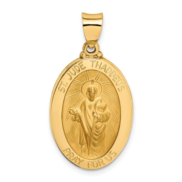 14k Yellow Gold Saint Jude Thaddeus Medal