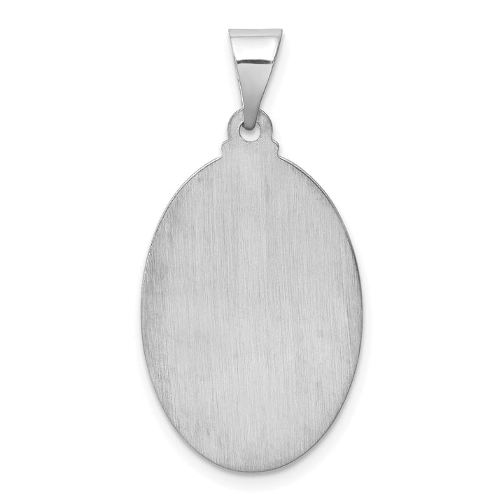 14k White Gold Saint Jude Thaddeus Medal Pendant