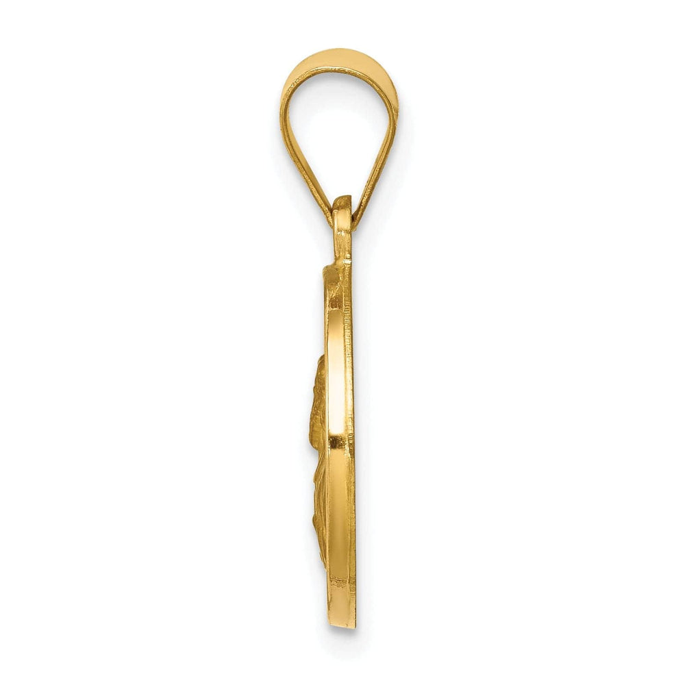 14k Yellow Gold Saint Paul Medal Pendant