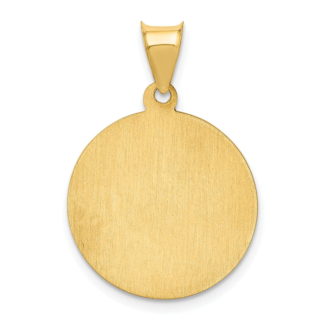 14k Yellow Gold Saint Peter Medal Pendant