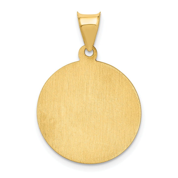 14k Yellow Gold Saint Peter Medal Pendant
