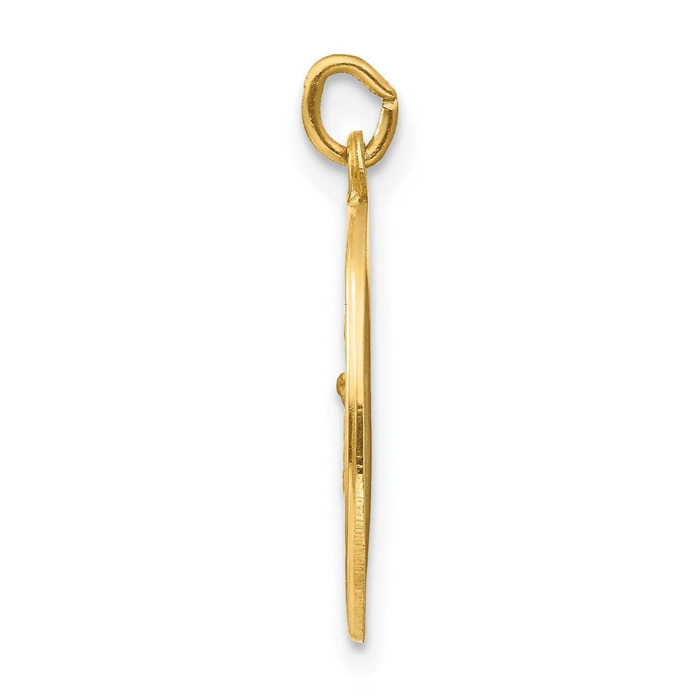 14k Yellow Gold Infant of Prague Medal Pendant