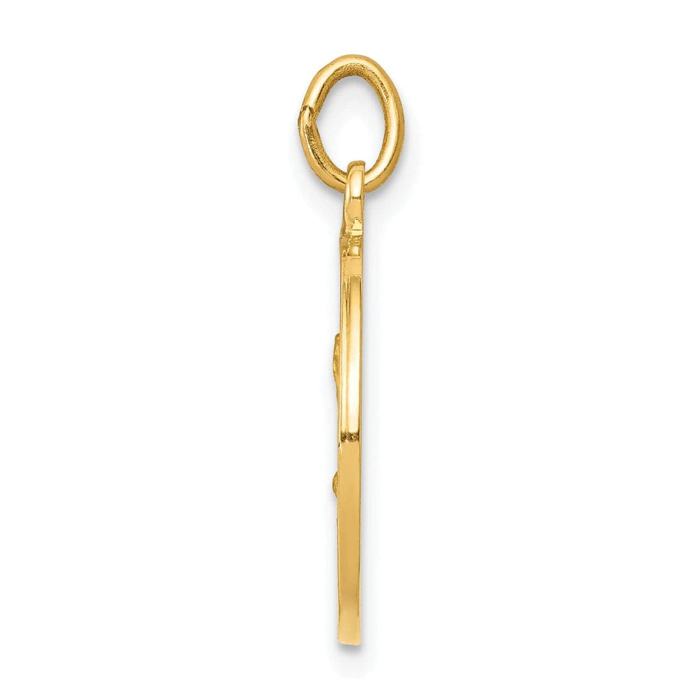 14k Yellow Gold Saint Matthew Medal Pendant