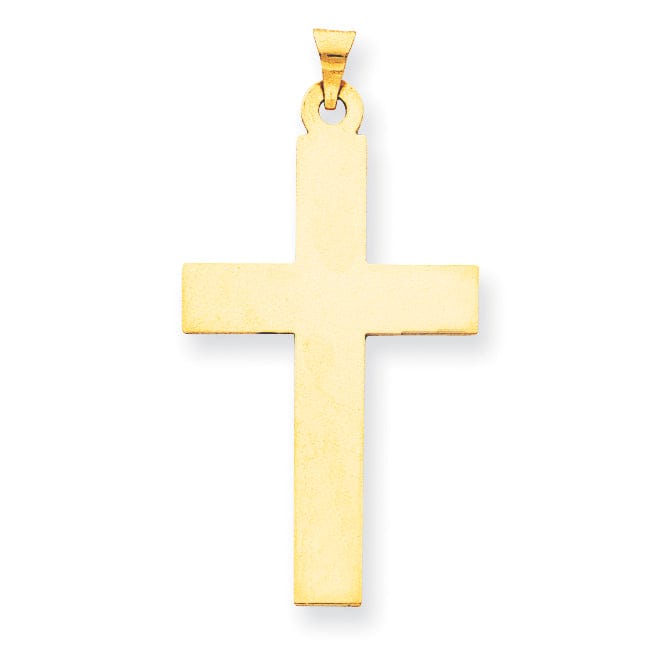 14k Yellow Gold Cross Charm