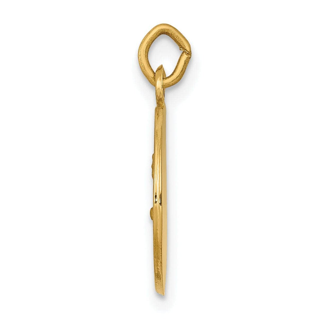 14k Yellow Gold Saint John Medal Pendant