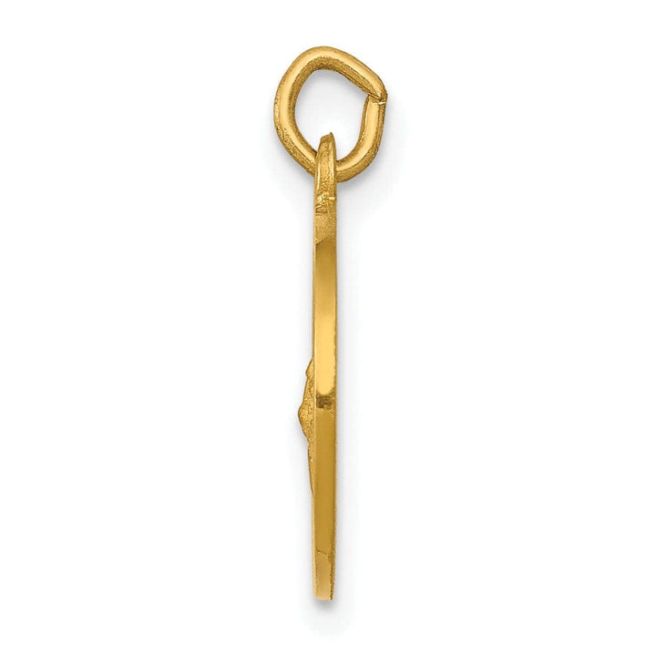 14k Yellow Gold Saint Gerard Medal Pendant