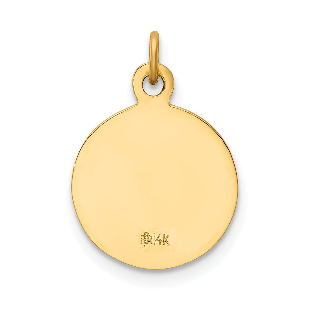 14k Yellow Gold Saint Paul Medal Pendant