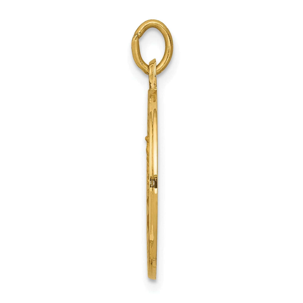 14k Yellow Gold Our Lady of Mt. Carmel Medal