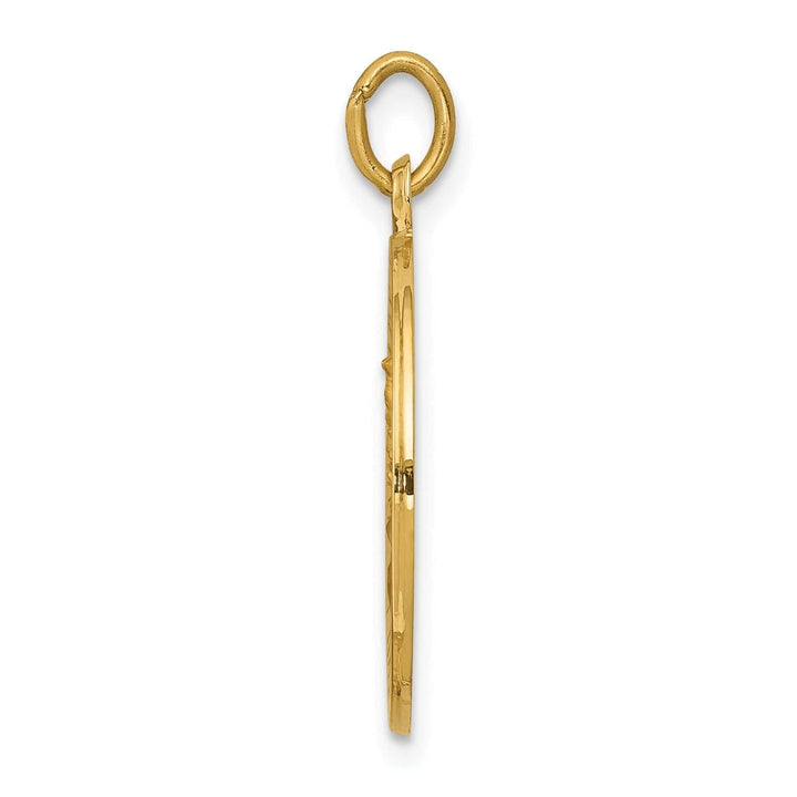 14k Yellow Gold Our Lady of Mt. Carmel Medal