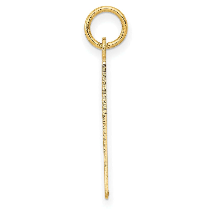 14k Yellow Gold Monday First Day Calendar Charm.