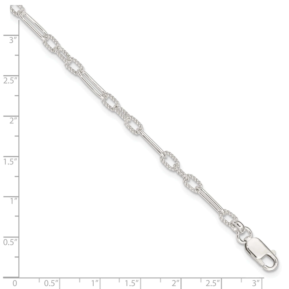 Lovely Rita's Anklets Sterling Silver Fancy Link Anklet