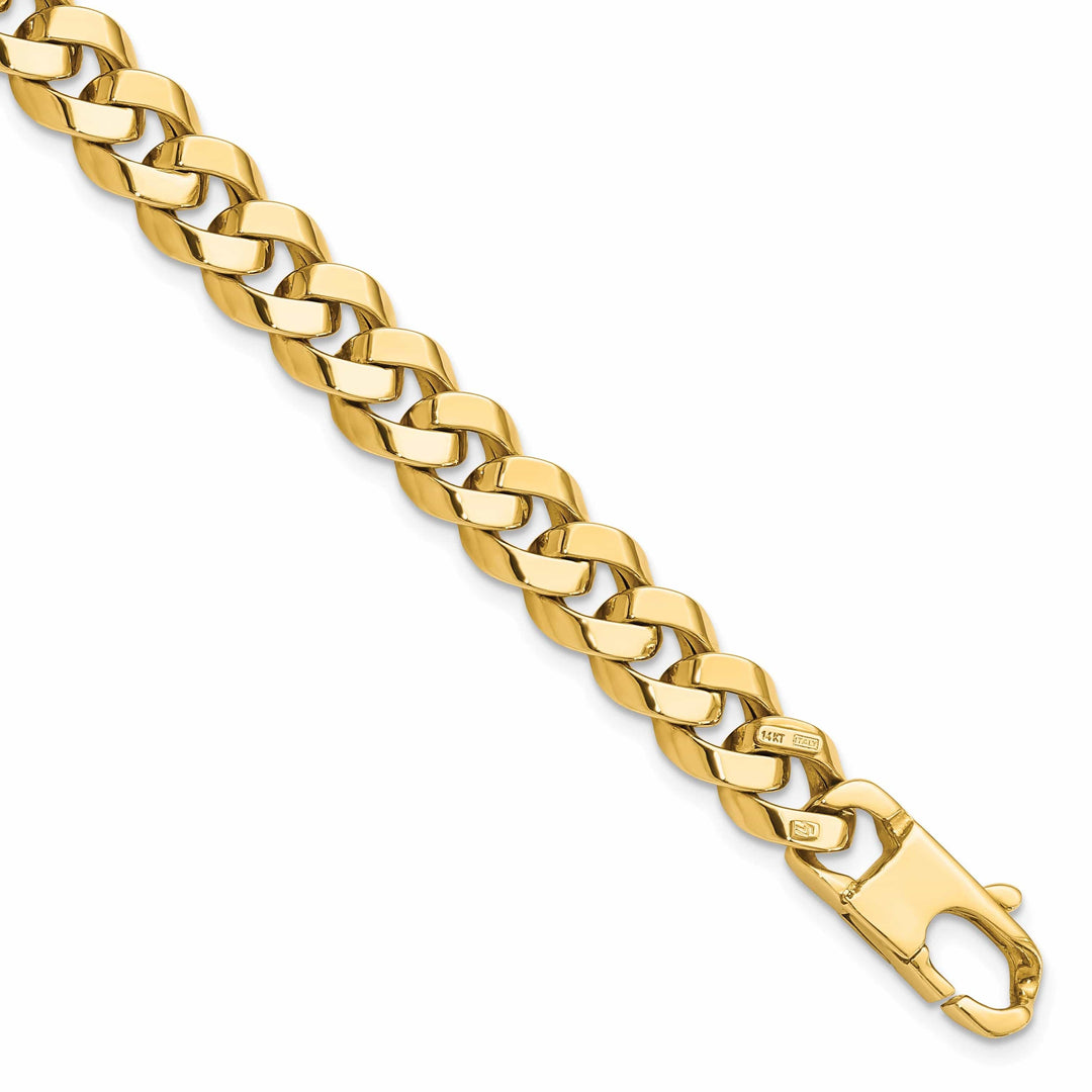 Lovely Rita's Bracelets 14k Yellow Gold 8.5mm Beveled Curb Bracelet