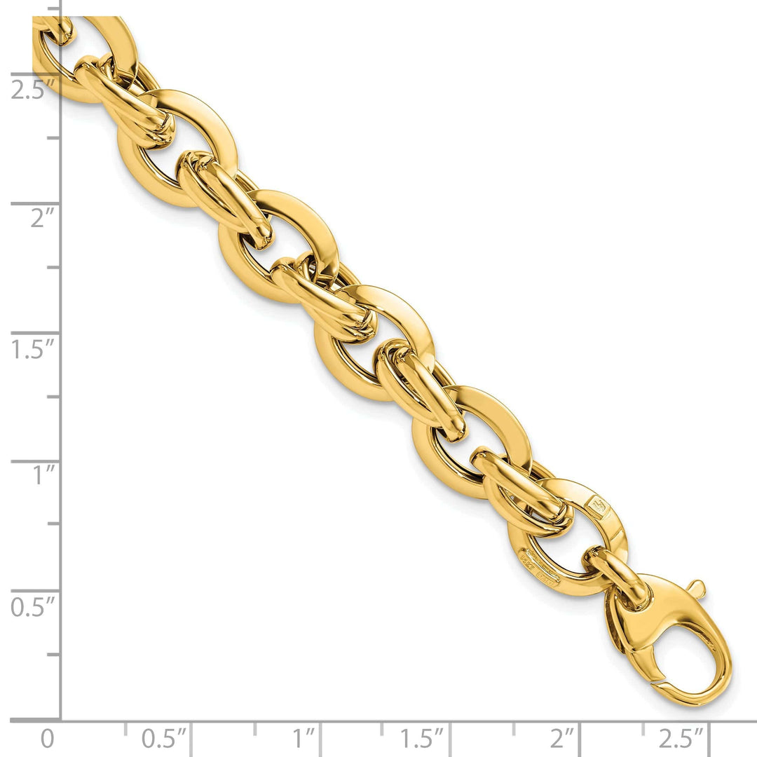 Lovely Rita's Bracelets 14k Yellow Gold Polished Fancy Link Bracelet