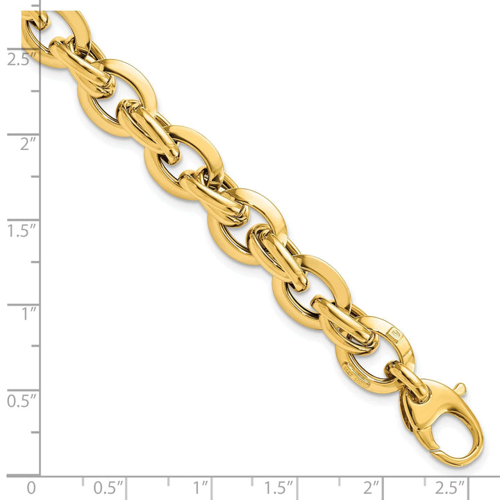 Lovely Rita's Bracelets 14k Yellow Gold Polished Fancy Link Bracelet