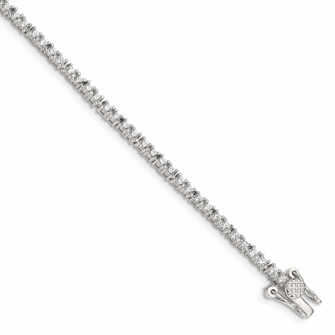 Lovely Rita's Bracelets Silver Polished Finish Cubic Zirconia Bracelet