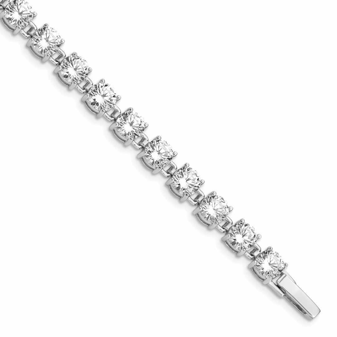 Lovely Rita's Bracelets Silver Polished Finish Cubic Zirconia Bracelet