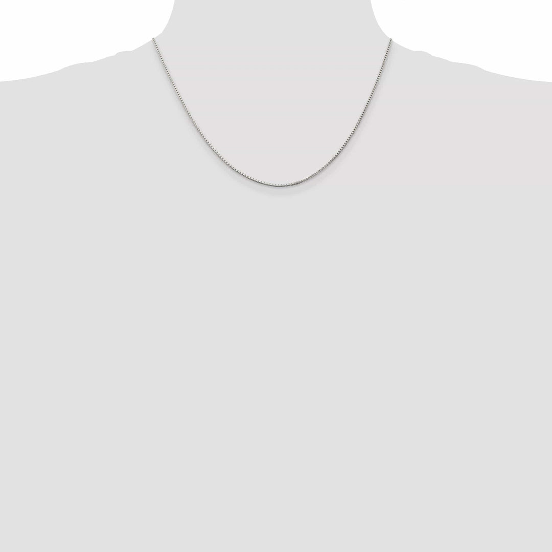 Lovely Rita's Bracelets Sterling Silver Polish 1.25-mm Solid Box Chain