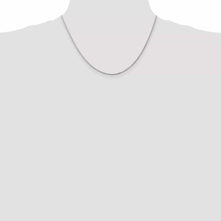 Lovely Rita's Bracelets Sterling Silver Polish 1.25-mm Solid Box Chain