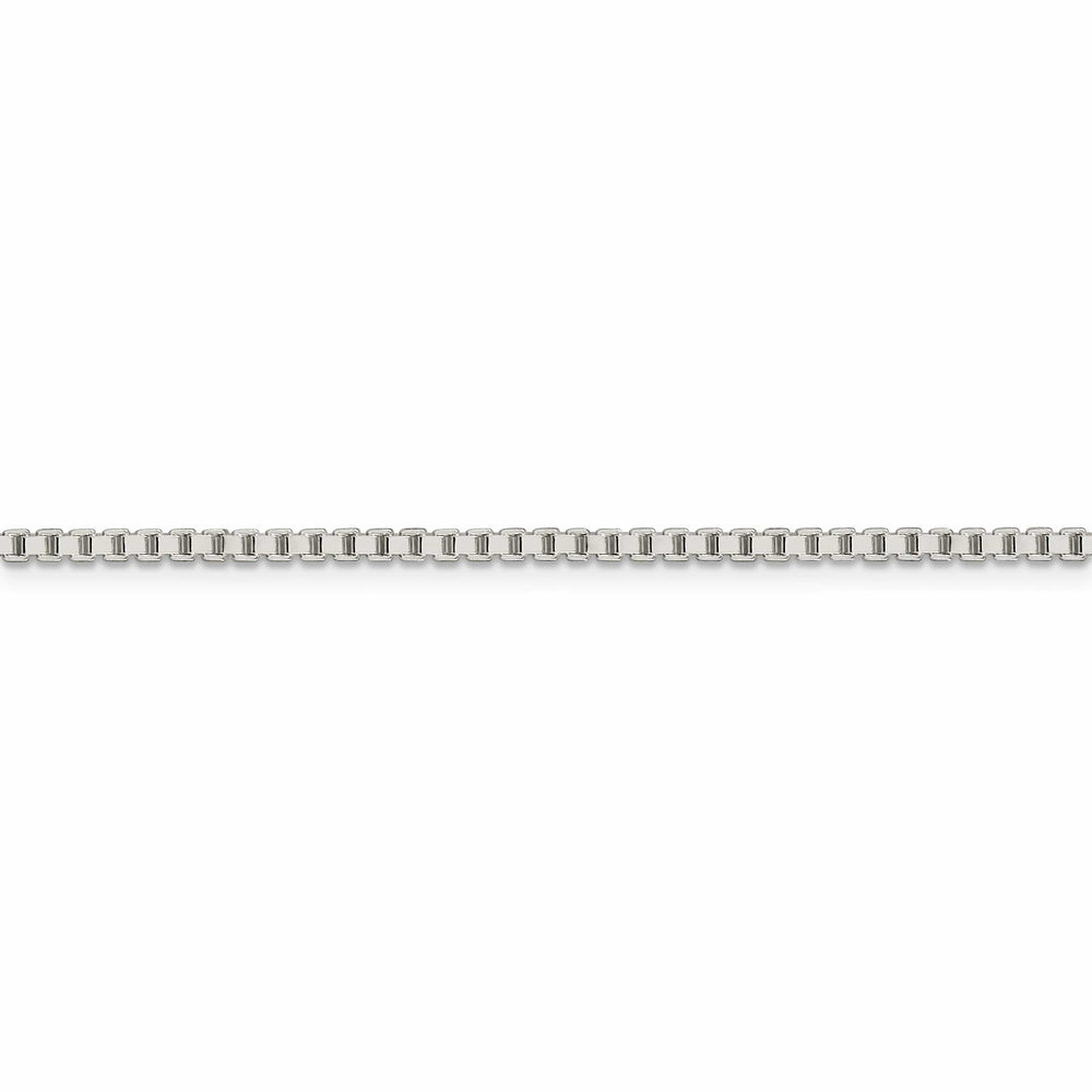 Lovely Rita's Bracelets Sterling Silver Polish 1.90-mm Solid Box Chain