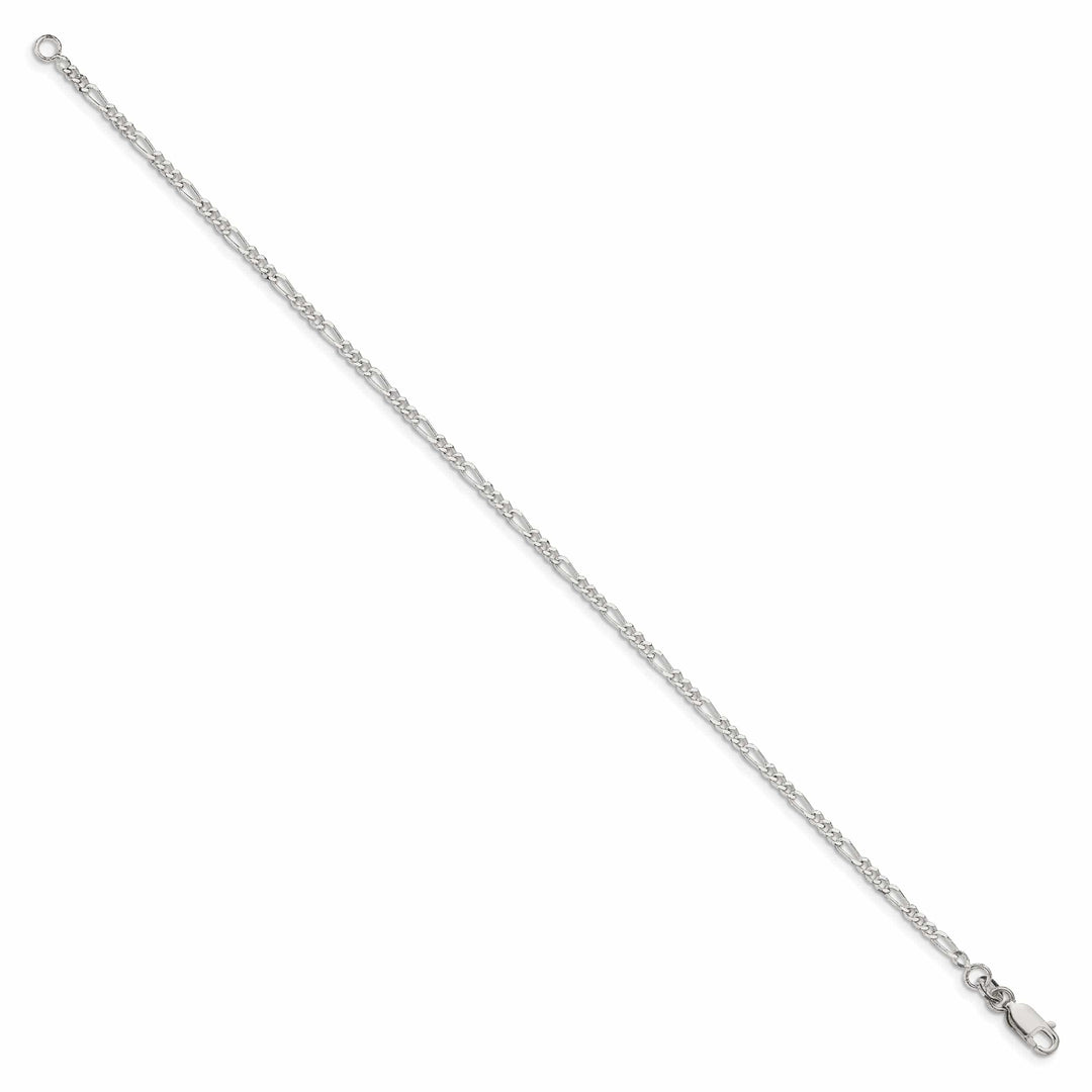Lovely Rita's Bracelets Sterling Silver Polish 2.25m Solid Figaro Chain