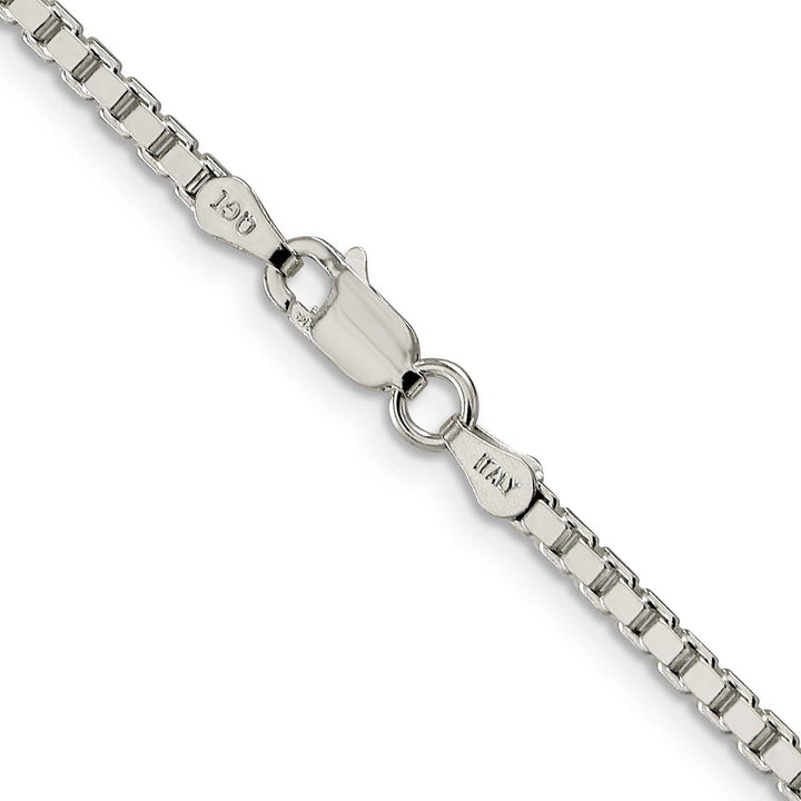 Lovely Rita's Bracelets Sterling Silver Polish 2.50-mm Solid Box Chain