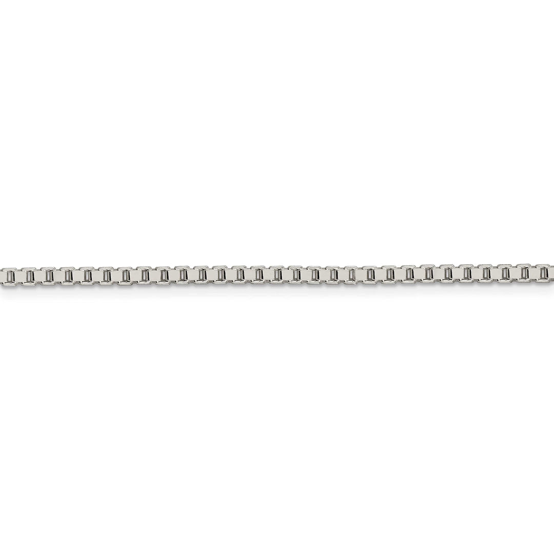 Lovely Rita's Bracelets Sterling Silver Polish 2.50-mm Solid Box Chain
