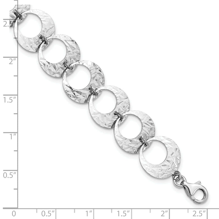 Lovely Rita's Bracelets Sterling Silver Polished D.C Bracelet