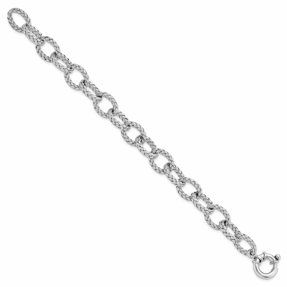 Lovely Rita's Bracelets Sterling Silver Woven Link Bracelet