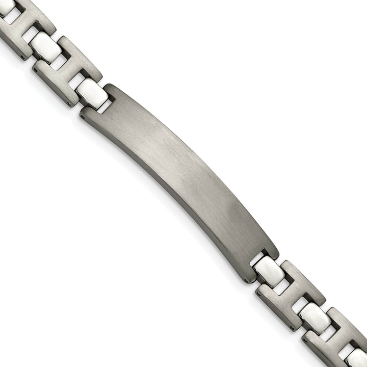 Chisel Bracelets Titanium Brushed I.D Hypoallergenic Bracelet