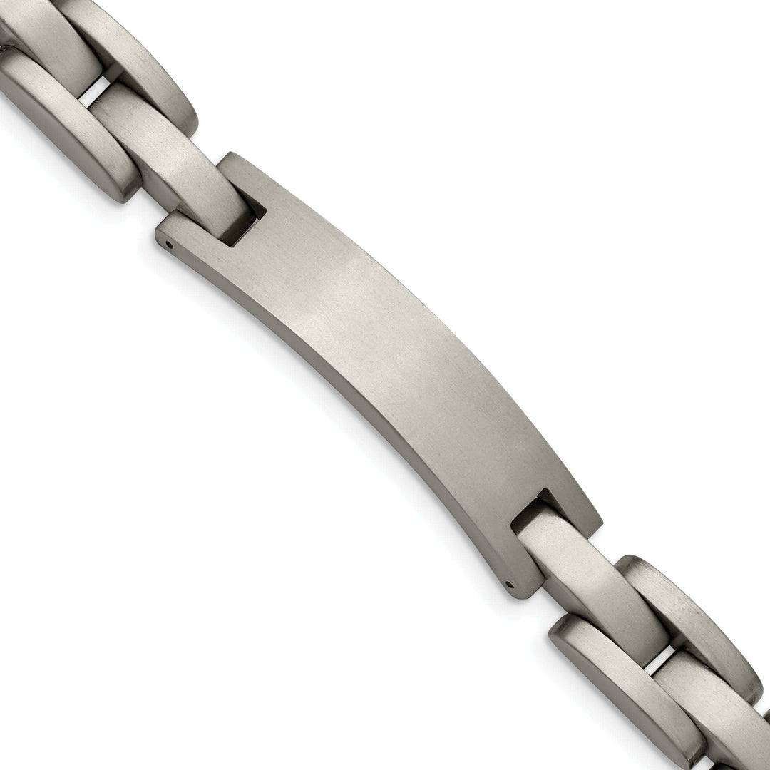 Chisel Bracelets Titanium Brushed I.D Hypoallergenic Bracelet