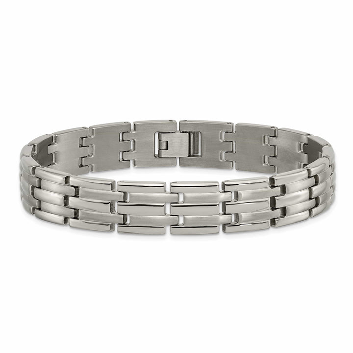 Chisel Bracelets Titanium Brushed Polished Hypoallergenic Bracelet