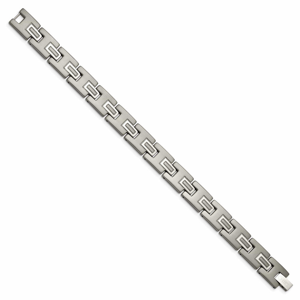 Chisel Bracelets Titanium Brushed Polished Hypoallergenic Bracelet
