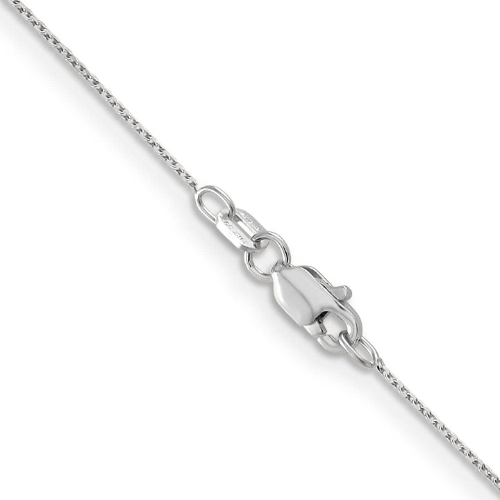 Lovely Rita's Chains 14k White Gold 0.65mm Round Link Cable Chain
