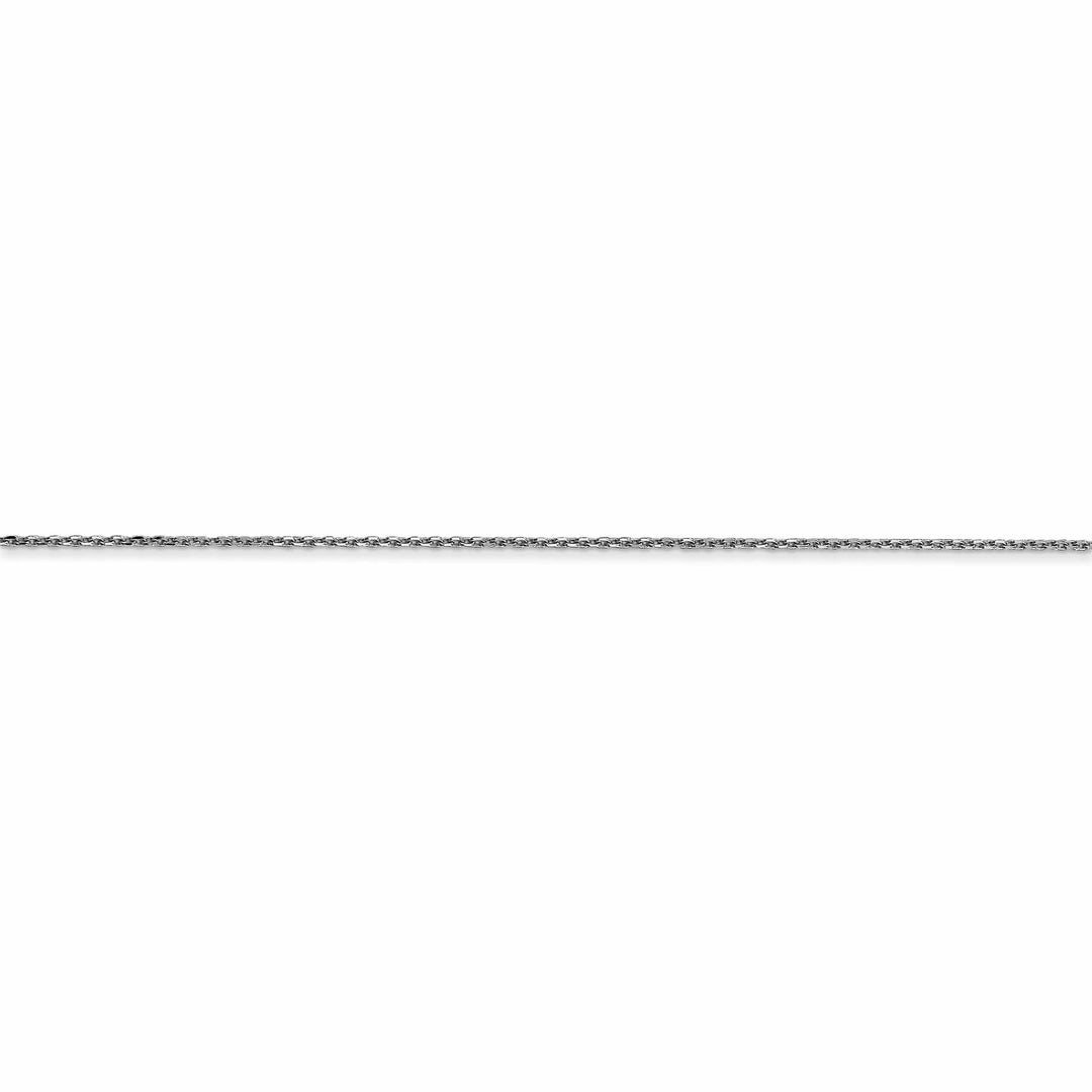 Lovely Rita's Chains 14k White Gold 0.65mm Round Link Cable Chain