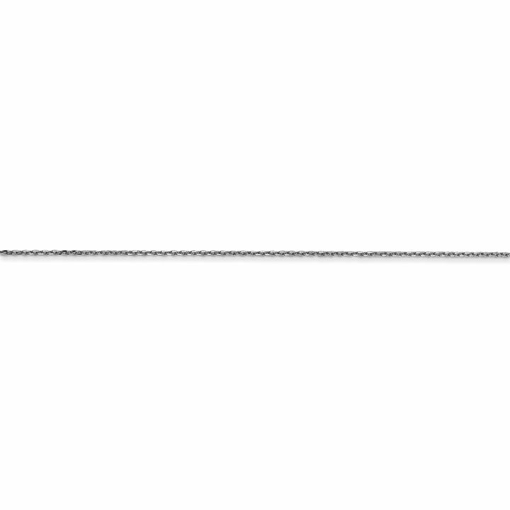 Lovely Rita's Chains 14k White Gold 0.65mm Round Link Cable Chain