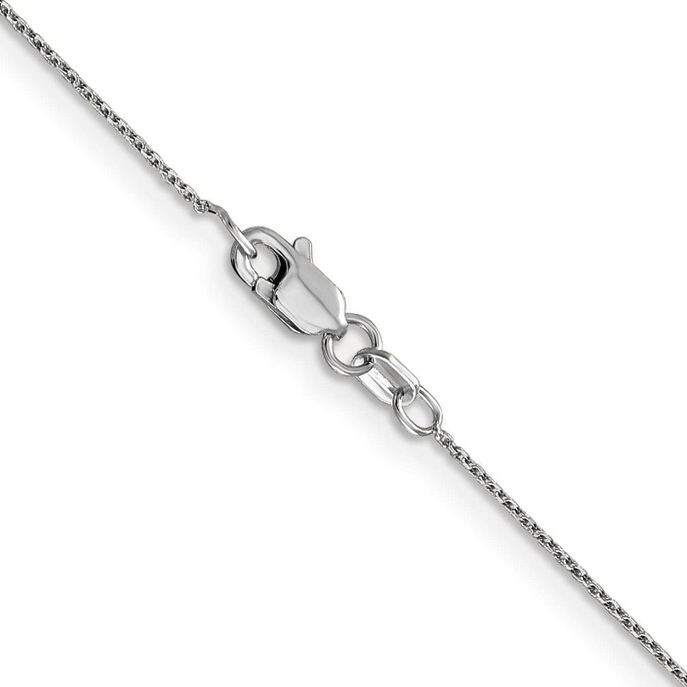 Lovely Rita's Chains 14k White Gold 0.80mm Round Link Cable Chain