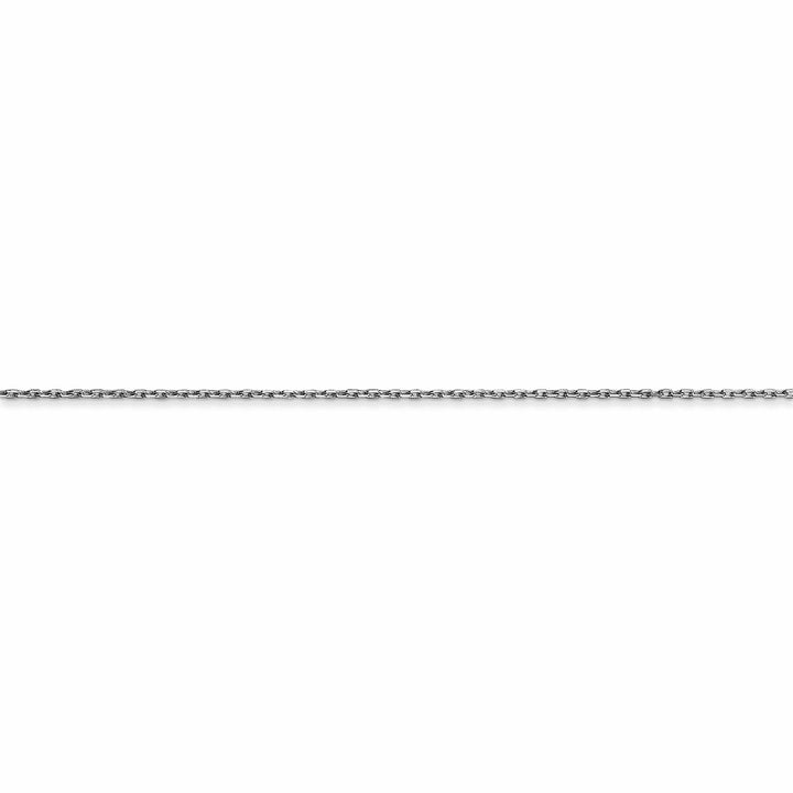 Lovely Rita's Chains 14k White Gold 0.80mm Solid D.C Cable Chain