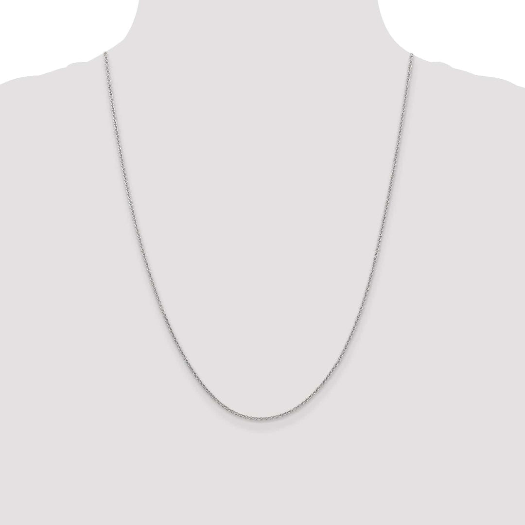Lovely Rita's Chains 14k White Gold 1.67mm Round Link Cable Chain