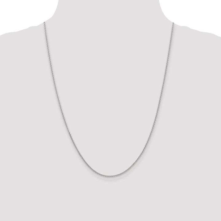 Lovely Rita's Chains 14k White Gold 1.67mm Round Link Cable Chain