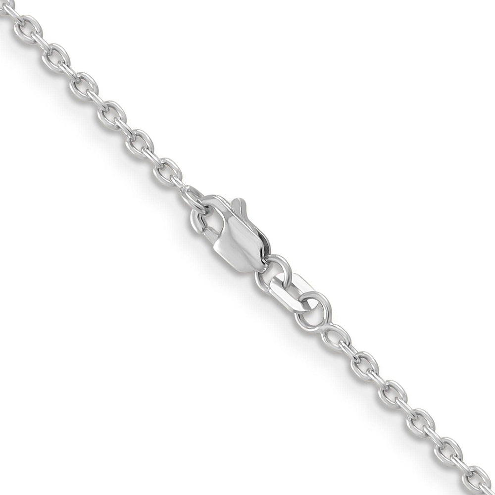 Lovely Rita's Chains 14k White Gold 2.00mm Round Link Cable Chain